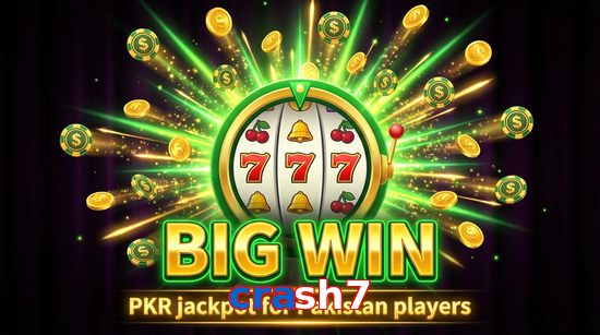 Big win animation on Crash7 slot game